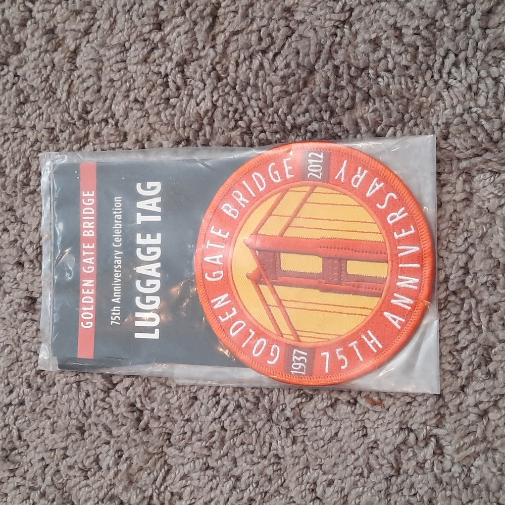 Golden Gate Bridge 75th Anniversary Luggage Tag